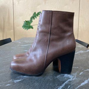 COPY - Rachel Comey brown heeled ankle boots size 9 EUC